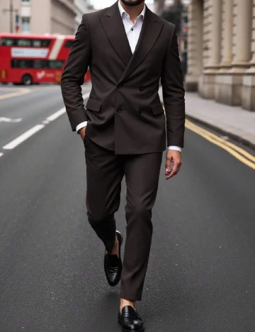 Costum SHEIN, maro inchis Maro