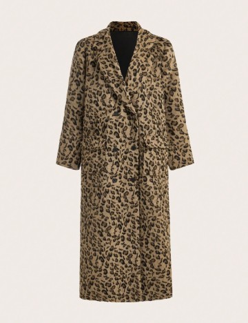 
						Palton SHEIN, animal print