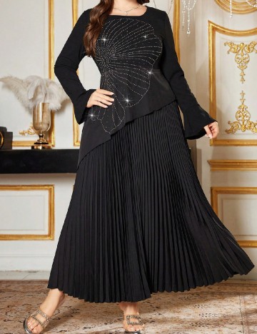 
						Rochie lunga SHEIN CURVE, negru