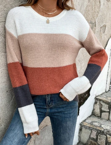 Pulover Emery Rose, mix culori Mix culori