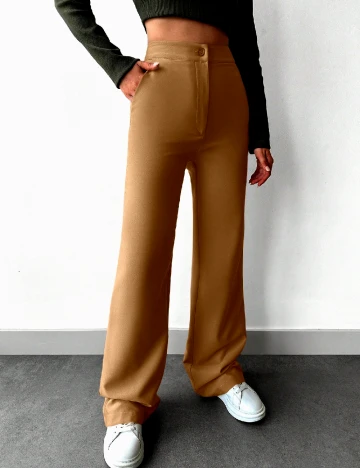 Pantaloni SHEIN, maro Maro