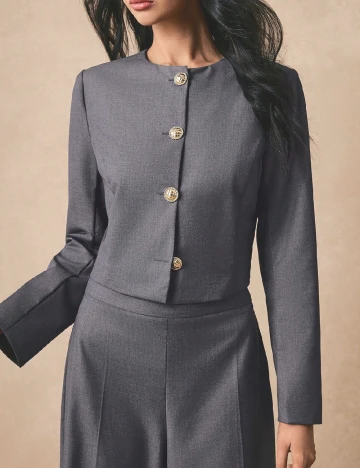 Sacou SHEIN, gri Gri