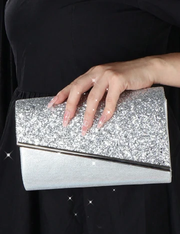 Plic SHEIN, argintiu Gri