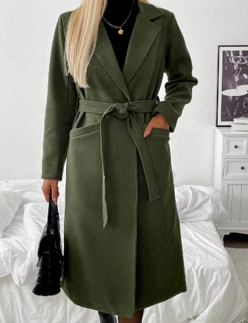 Palton SHEIN, verde Verde