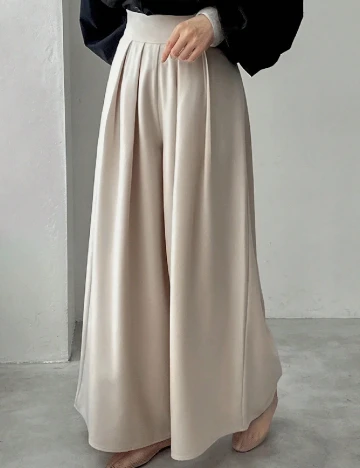 Pantaloni SHEIN, crem Crem