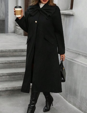 
						Palton SHEIN CURVE, negru