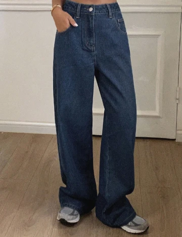 Blugi Dazy, albastru Albastru