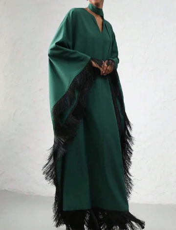 Rochie lunga SHEIN, verde Verde