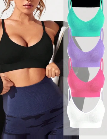 Set bustiere 5 bucati SHEIN, mix culori Mix culori