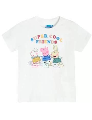 Tricou Cool Club, alb Alb