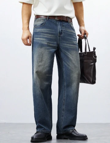 Blugi SHEIN, albastru Albastru