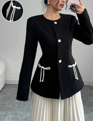 Jacheta SHEIN, negru Negru