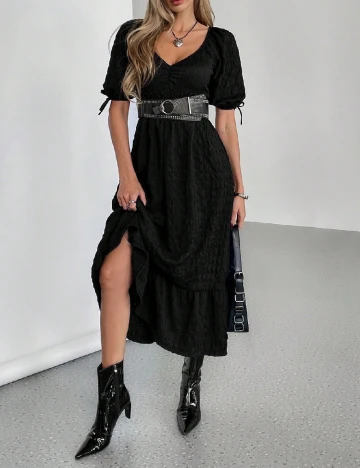 Rochie medie SHEIN, negru Negru