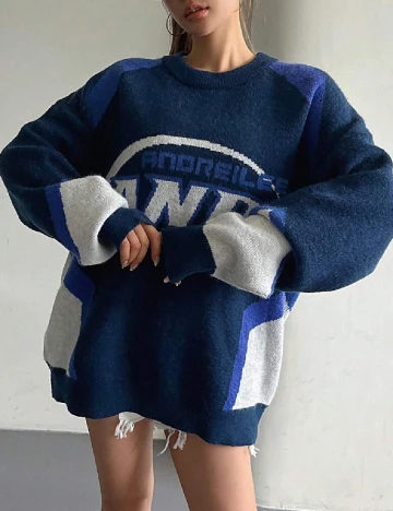 Pulover Dazy, albastru Albastru