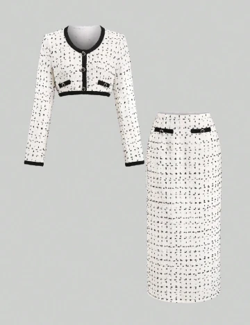 Compleu SHEIN, alb Alb