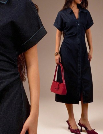 
						Rochie medie SHEIN, bleumarin