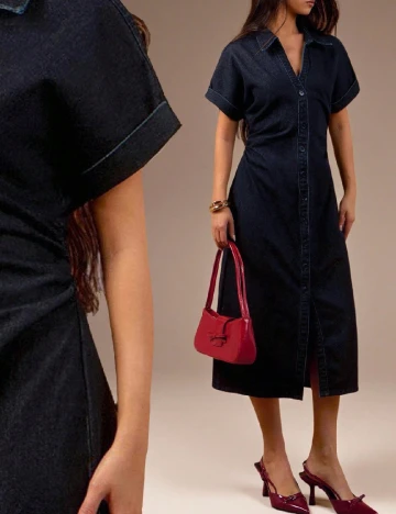 Rochie medie SHEIN, bleumarin Albastru