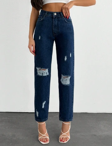 Blugi SHEIN, bleumarin Albastru