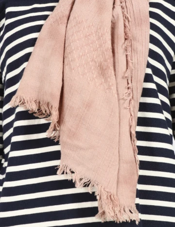 Esarfa Zara, roz pudra Roz