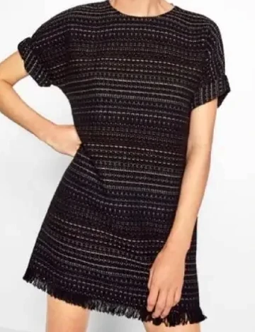 Rochie scurta Zara, negru Negru