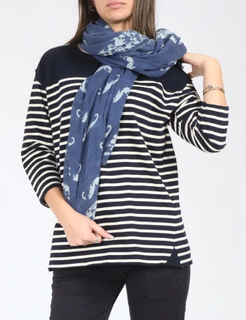 Esarfa Zara, albastru Albastru