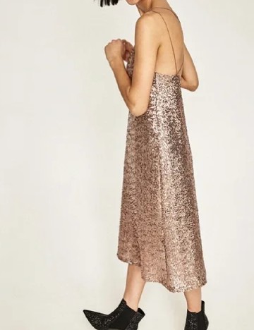 Rochie medie Zara, roz