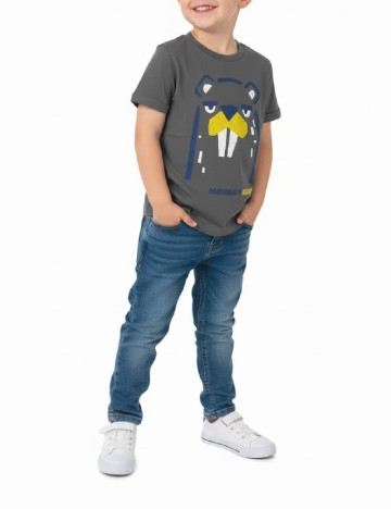 
						Tricou Cool Club, gri