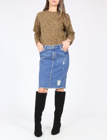 Fusta Zara, albastru