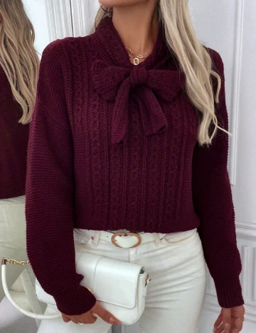 Pulover SHEIN, visiniu Mov