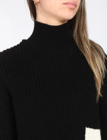 Pulover Zara, negru Negru