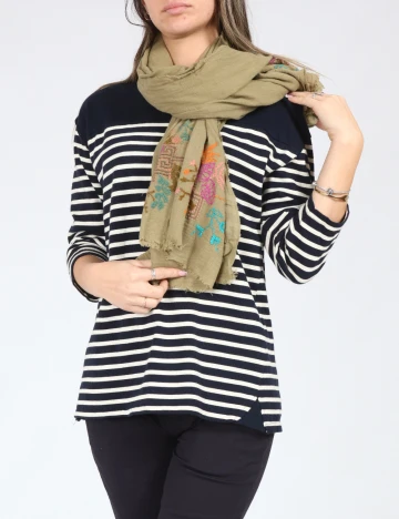 Esarfa Zara, verde Verde