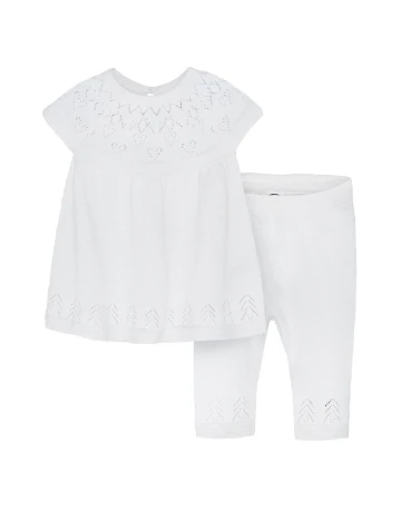 Compleu Cool Club, alb Alb