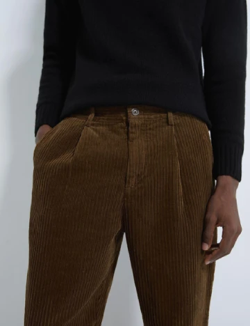 Pantaloni Zara, maro Maro