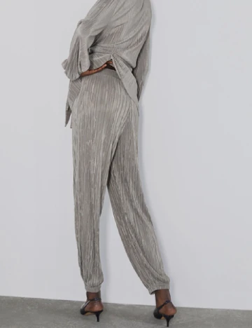 Pantaloni Zara, verde Verde