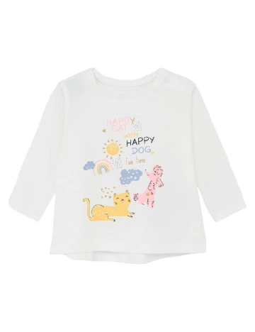 Bluza Cool Club, alb Alb