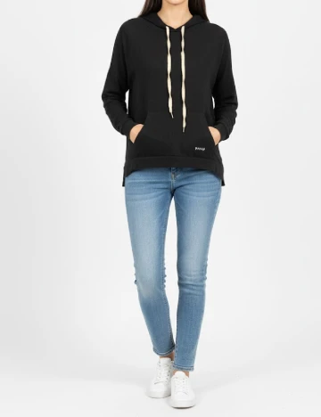 Hanorac Pull&Bear, negru Negru