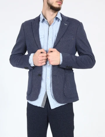 Sacou Zara, albastru Albastru