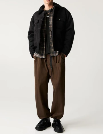 Jacheta Pull&Bear, negru Negru