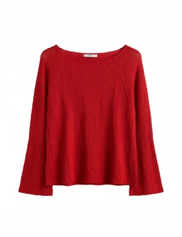 Bluza Pull&Bear, rosu Rosu