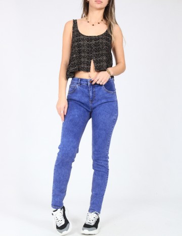 
						Blugi Pull&Bear, albastru