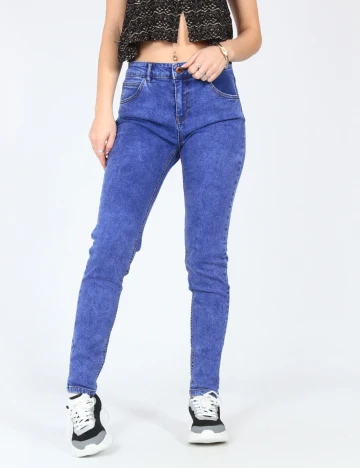 Blugi Pull&Bear, albastru Albastru