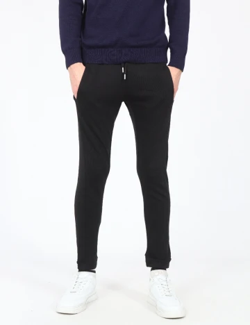 Pantaloni Pull&Bear, negru Negru