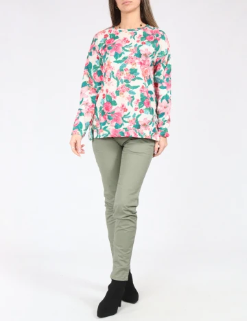 Bluza Pull&Bear, floral print Floral print