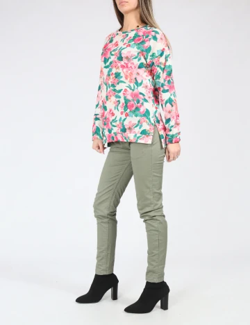 Bluza Pull&Bear, floral print Floral print