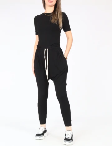 Pantaloni Pull&Bear, negru Negru