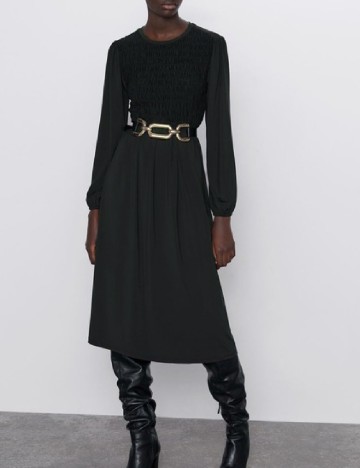 
						Rochie medie Zara, gri inchis