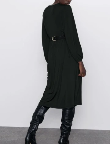 Rochie medie Zara, gri inchis Gri