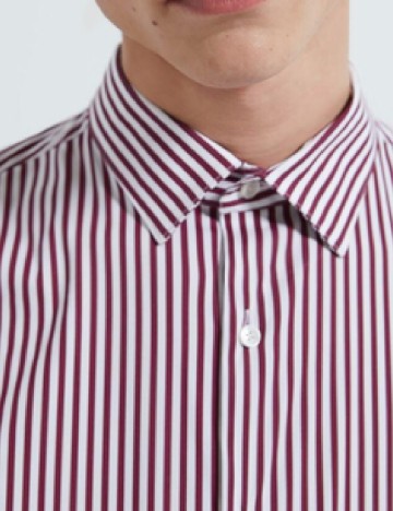 Camasa Zara, alb/visiniu