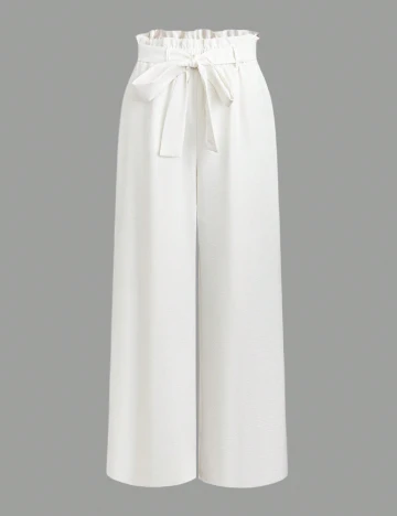 Pantaloni SHEIN, alb Alb