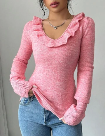 Bluza SHEIN, roz Roz